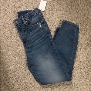 Good American High-Rise Skinny Jeans in Blue